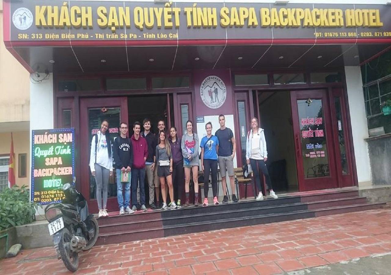 Quyet Tinh Sapa Backpacker Hotel Exteriör bild